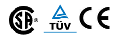 CSA TUV CE
