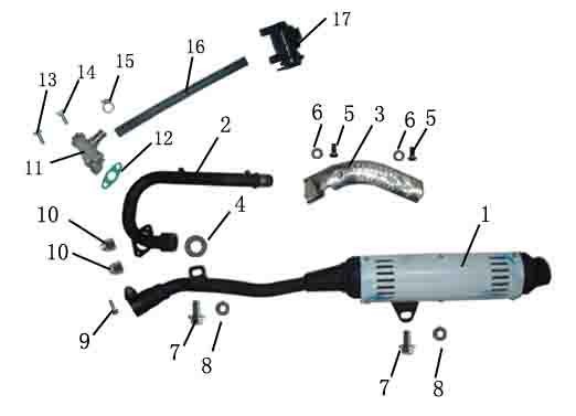 GY200 Exhaust GY200 Exhaust