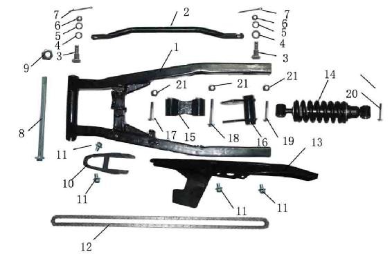 GY200 Swing Arm GY200 Swing Arm