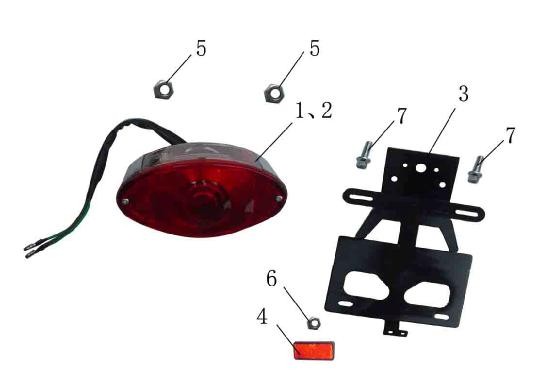 GY200 Tail Light