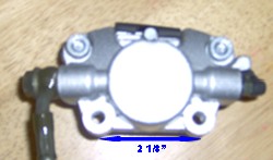 Calliper foot operated