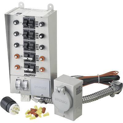 Reliance Controls Transfer Switch Kit 10 Circuit, Model# 31410CRK