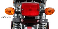 Moped tailight and turn signals , dual rear shock
                  absorbers