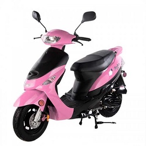 Pony 50 50cc Scooter Pink
