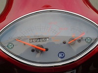 Speedometer , fuel gauge, ROMEO 50 50cc Scooter Retro style scooter