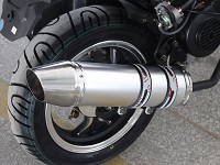 SXR 50 49.7cc Scooter Exhaust