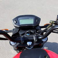 Handle bar and speedometer SXR 50 49.7cc Scooter Red