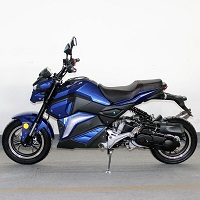 Left Side SXR 50 49.7cc Scooter Blue