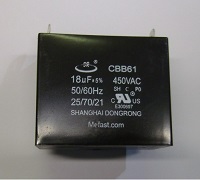 CBB61 18uF 450VAC Capacitor