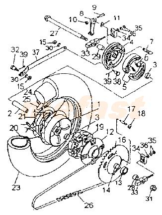 LF250 Rear Wheel