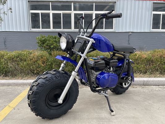 200cc Blue Muddy Dirt Bike