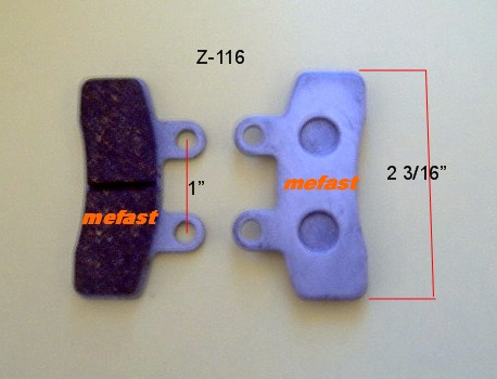 Scooter brake pad