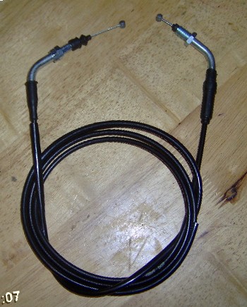 Moped throttle cable