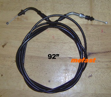 92 inch Scooter throttle cable