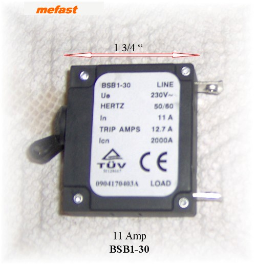 11A mini circuit breaker