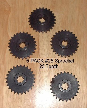 #25 25tooth Five Pack