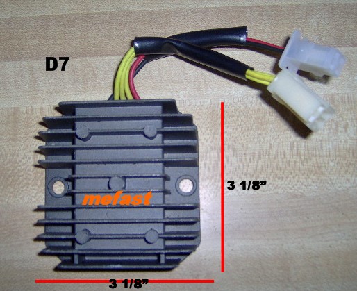 Scooter Voltage Regulator D7