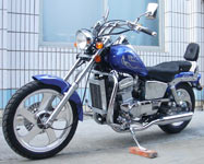 Motorcycle Blue