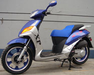 Blue Scooter