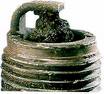 Fouled spark plug