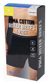 Wholesale PIMA COTTON BOXER BRIEFS 4 PACK